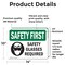 Signmission 10 in Height, 14 in Width, Vinyl Decal, Rectangle OS-2PACK-SF-D-1014-L-10935 - alternate 2